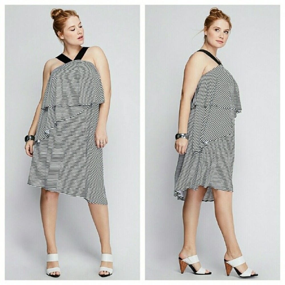 Lane Bryant Stripped Black And White Dress (18/20)